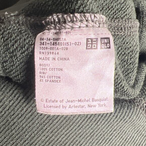 Jean Michel Basquait New York Sweatshirt Big Logo Mens S - Picture 6 of 7